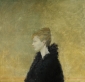 Woman in black. 1972 100x105 cm. Prix de Portrait Paul-Louis Weiller, Paris.