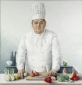 Chef cook Norbert Tillard. 1990 120x115 cm.
