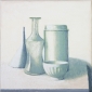 Funnel, bowl, bottle, pot. 24x30 cm.