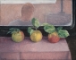 Apples and image. 40x50 cm.