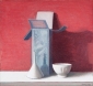 Box, funnel and bowl. 50x55 cm.