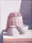 Pudding mould and two bowls. 40x30 cm.