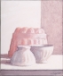 Bowls and pudding mould. 30x25 cm.  • private coll.